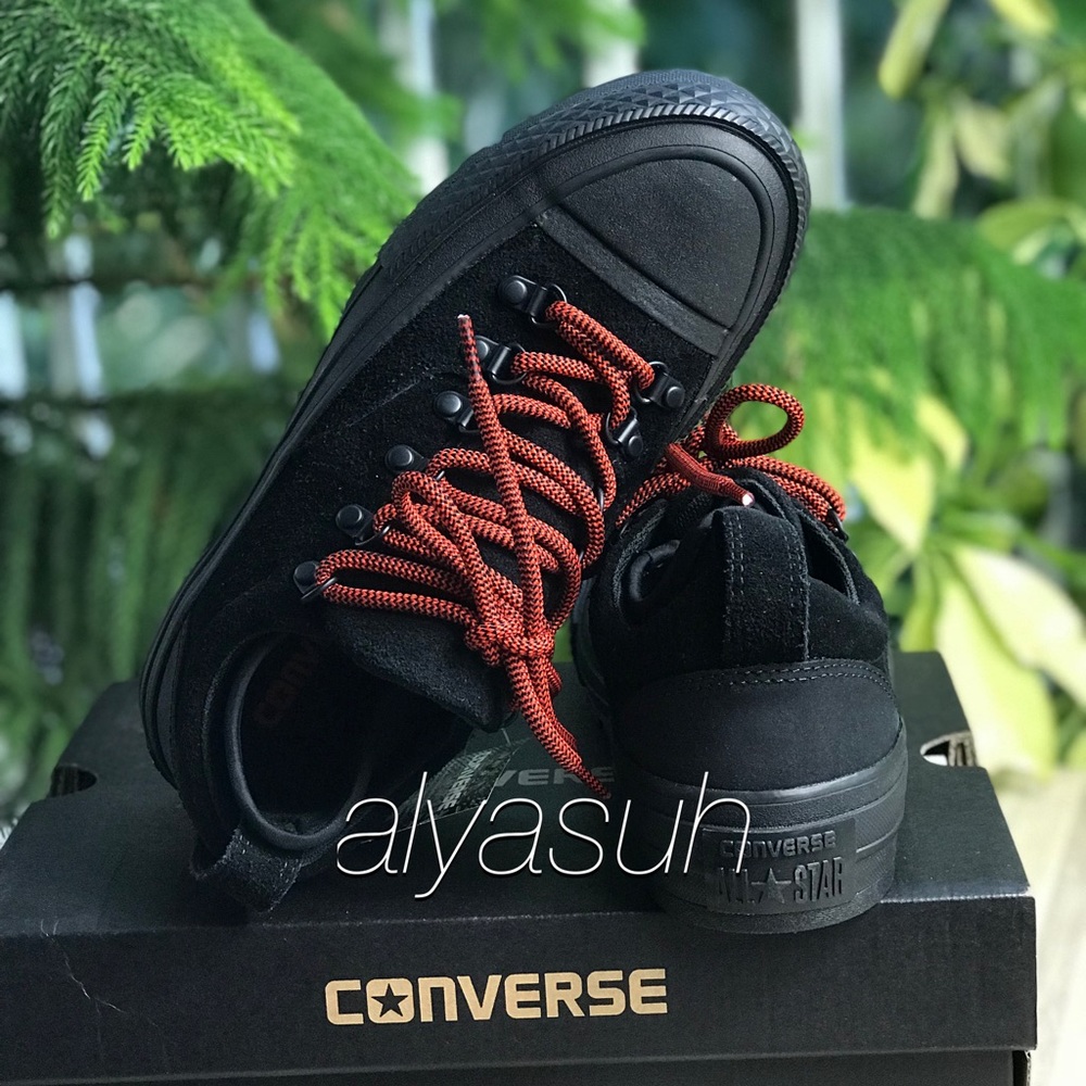 NWT Converse Ctas Descent OX Black WMNS AUTHENTIC - Picture 2 of 6